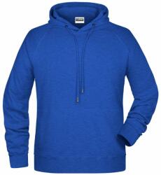 Daiber Hanorac pentru bărbați cu glugă din bumbac bio 8024 - Albastru regal prespălat | 3XL (8024-1780708)