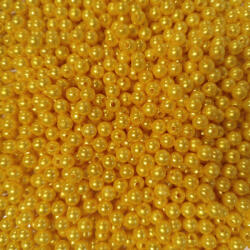 CsimpiStore Dekor Gyöngy metál fényű arany (8mm, Műanyag) 20g/csomag