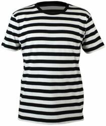 Mantis Férfi csíkos póló - Fekete / fehér | XL (M109s-1000136707)