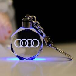  Audi világító kulcstartó - lézergravírozott