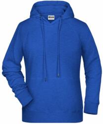 James & Nicholson (Daiber) Női kapucnis biopamut felső 8023 - Királykék melírozott | S (1-8023-1780544)
