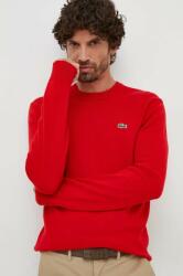 Lacoste gyapjú pulóver férfi, piros - piros XL