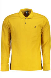 U. S. Grand Polo Equipment & Apparel Tricou polo barbati cu maneca lunga si imprimeu cu logo galben (FI-USP169_GISENAPE_2XL)
