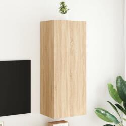 vidaXL sonoma-tölgyszín szerelt fa fali TV-szekrény 40, 5 x 30 x 102 cm (836933)