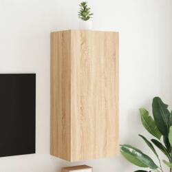 vidaXL sonoma-tölgyszín szerelt fa fali TV-szekrény 40, 5 x 30 x 90 cm (836926)