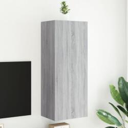 vidaXL szürke sonoma színű szerelt fa TV-szekrény 40, 5 x 30 x 102 cm (836936)