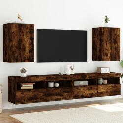 vidaXL 2 db füstös tölgy színű szerelt fa TV-szekrény 40, 5x30x60 cm (836919)