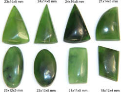 Cabochon Jad Natural - Triunghi - Picatura - Oval - Dreptunghi - 18-25x11-16x4-6 mm - 1 Buc