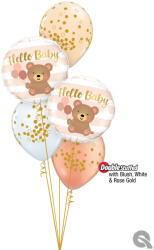  Héliumos luficsokor babaszületésre Baby Girl - INGYENES GLS szállítással (LUFI984873)