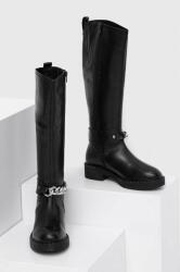 Answear Lab bőr csizma fekete, női, platformos - fekete Női 37 - answear - 29 385 Ft