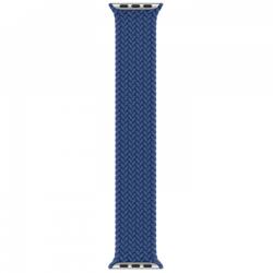 Innocent Braided Solo Loop Apple Watch Band 42/44/45/49 mm - Navy Blue - XS (132MM)