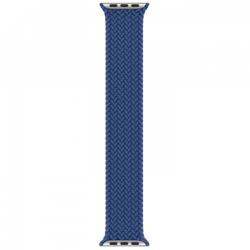 Innocent Braided Solo Loop Apple Watch Band 38/40/41 mm - Navy Blue - L (156 mm)