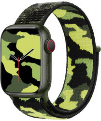 Innocent Fabric Loop Camouflage Collection Apple Watch Band 42/44/45/49mm - Army Green