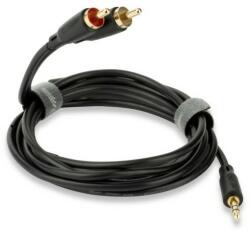 QED Cablu QED - Connect, 3, 5 mm/Phono, 3 m, negru (QE8117)