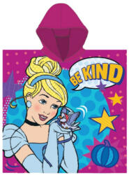 Kids Licencing Disney Hercegnők gyerek poncsó - 55x110 - pink