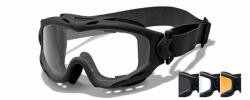 Wiley X SPEAR taktikai szemüveg - FÜSTÖS + TISZTA LENCSE / LIGHT RUST / MATT FEKETE SZÍNŰ KERET