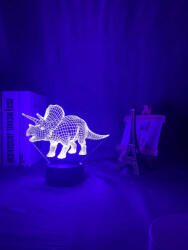  3D LED lámpa - Dínó lámpa távirányítóval