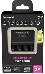 Eneloop Panasonic Eneloop gyorstöltő 4db AA töltő, akkumulátorral (KKJ55HCD40E-N) (KKJ55HCD40E-N)