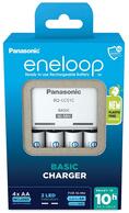 Eneloop Panasonic Eneloop 4db AA töltő, akkumulátorral (KKJ51MCD40E) (KKJ51MCD40E)