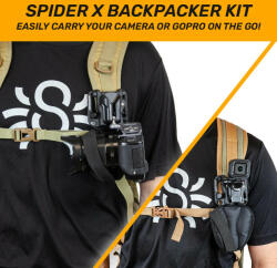 Spider Camera Holster Spider X Backpacker Kit (SP195) - 220volt