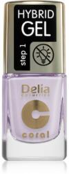 Delia Cosmetics Coral Hybrid Gel géles körömlakk UV/LED lámpa használata nélkül árnyalat 115 11 ml