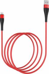 BOROFONE BX32 USB-A apa - Lightning apa 2.0 Adat és töltőkábel - Piros (1m) (BX32 LIGHTNING PIROS)