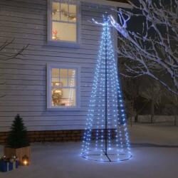 vidaXL kúp alakú karácsonyfa 310 kék LED-del 100 x 300 cm (343492)