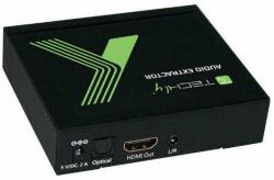TECHLY IDATA HDMI-EA4K audió konverter Fekete (IDATA-HDMI-EA4K)