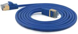 Wantec SSTP CAT7 Patch kábel 0.2m - Kék (7128) (7128)