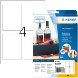 HERMA Flaschenetik. A4 Inkjet weiß 90x120 mm glänz. 40 St. (8882) (8882)