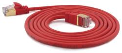 Wantec SSTP CAT7 Patch kábel 0.1m - Piros (7155) (7155)