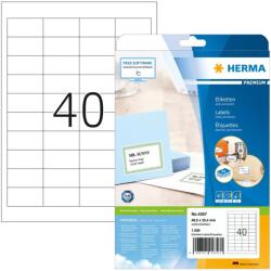 HERMA Etiketten A4 weiß 48, 5x25, 4 mm Papier matt 1000 St. (4357) (4357)