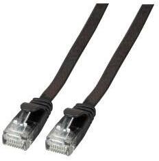 EFB-Elektronik RJ45 Flachpatchkabel U/UTP, Cat. 6A, PVC, 1, 5m, schwarz (K8107SW. 1, 5) (K8107SW.1,5)