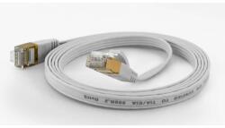 Wantec FTP CAT6a Patch kábel 2m - Fehér (7007) (7007)