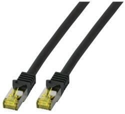 EFB-Elektronik RJ45 Patchkabel S/FTP, Cat. 6A, LSZH, 0, 25m, schwarz (MK7001.0, 25B) (MK7001.0,25B)