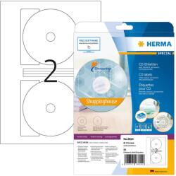 HERMA CD-Etiketten Maxi A4 weiß 116 mm Papier opak 20 St. (8624) (8624)
