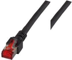 EFB-Elektronik RJ45 Patchkabel S/FTP, Cat. 6, LSZH, 1, 5m, schwarz (K5515.1, 5) (K5515.1,5)
