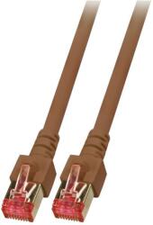 EFB-Elektronik RJ45 Patchkabel S/FTP, Cat. 6, LSZH, 0, 25m, braun (K5517.0, 25) (K5517.0,25)