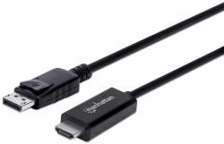 Manhattan 153218 video átalakító kábel 3 M DisplayPort HDMI Fekete (153218) (153218)