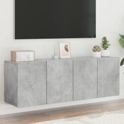 vidaXL 2 db betonszürke falra szerelhető TV-szekrény 60 x 30 x 41 cm (836945)