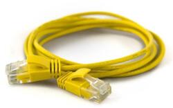 Wantec UTP CAT6a Patch kábel 0.25m - Sárga (7283) (7283)
