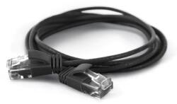 Wantec UTP CAT6a Patch kábel 10m - Fekete (7319) (7319)