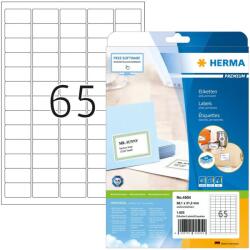 HERMA Adressetiketten Premium A4 weiß 38, 1 x 21, 2 mm 1625St. (4504) (4504)