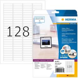 HERMA Dia-Etiketten A4 weiß 43, 2x8, 5 mm Papier matt 3200 St. (5071) (5071)
