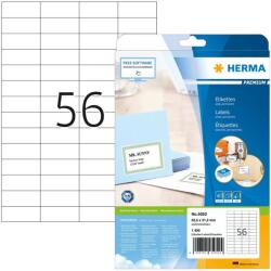 HERMA Etiketten A4 weiß 52, 5x21, 2 mm Papier matt 1400 St. (5052) (5052)