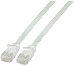 EFB-Elektronik RJ45 Flachpatchkabel U/UTP, Cat. 6A, PVC, 0, 25m, weiß (K8107WS. 0, 25) (K8107WS.0,25)