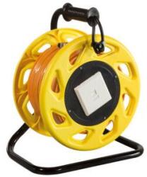 LogiLink Mobil RJ45 CAT6A S/FTP -> RJ45 CAT6A S/FTP F/F adatkábel hosszabbító 60m narancssárga (CQ3060S) (CQ3060S)