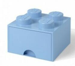 LEGO® Cutie de depozitare LEGO® 4 - cu sertar albastru pal 250 x 250 x 180 mm (SL40051736akcia)