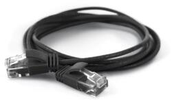 Wantec UTP CAT6a Patch kábel 3m - Fekete (7316) (7316)