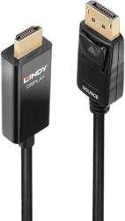 Lindy 40928 video átalakító kábel 5 M DisplayPort HDMI A-típus (Standard) Fekete (40928) (40928)